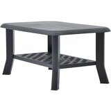 Maison Chic Klubska mizica - kavna mizica - Nizka mizica antracitna 90x60x46 cm plastika, (21754967) Cene