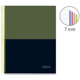 MiquelRius Kolegij blok A4 70g 140L spiralni crte Extra rigid cardboard lifestyle rider green MR4248 | shoptok.hr