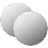 vidaXL Stensko ogledalo 2 kosa 60 cm okroglo steklo Cene