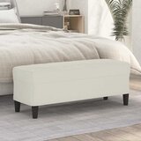  Klupa krem 100 x 35 x 41 cm baršunasta | shoptok.hr