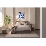 Bonami Selection Tapecirani bračni krevet u taupe boji s prostorom za pohranu s madracem/letvičastim okvirom 180x200 cm Thessa Bold - | shoptok.hr