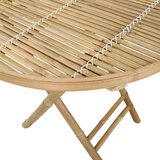  Stol za vrt Prirodna 80 x 70 cm Bambus | shoptok.hr