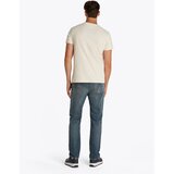 Tommy Jeans Majica svetlo bež / rdeča / črna | Shoptok.si
