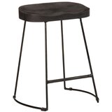 vidaXL barski stolci 2 kom crni 46x38x52 cm masivnog drva manga | shoptok.hr