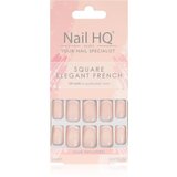 Nail HQ Square umetni nohti Elegant French 24 kos Cene