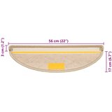  Samoljepljivi otirači za stepenice 30kom 56x17x3cm boja pijeska | shoptok.hr