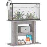  Stalak za akvarij sivi sonoma 80x35x60 cm inženjerski drvo | Eponuda.com