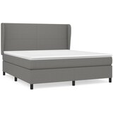 The Living Store Box spring postelja z vzmetnico temno siva 180x200 cm blago - Box Spring Postelja, (21503637) | Shoptok.si