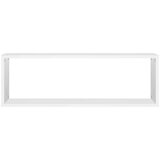  Kockaste zidne police 2 kom bijele 80 x 15 x 26 5 cm od iverice | shoptok.hr
