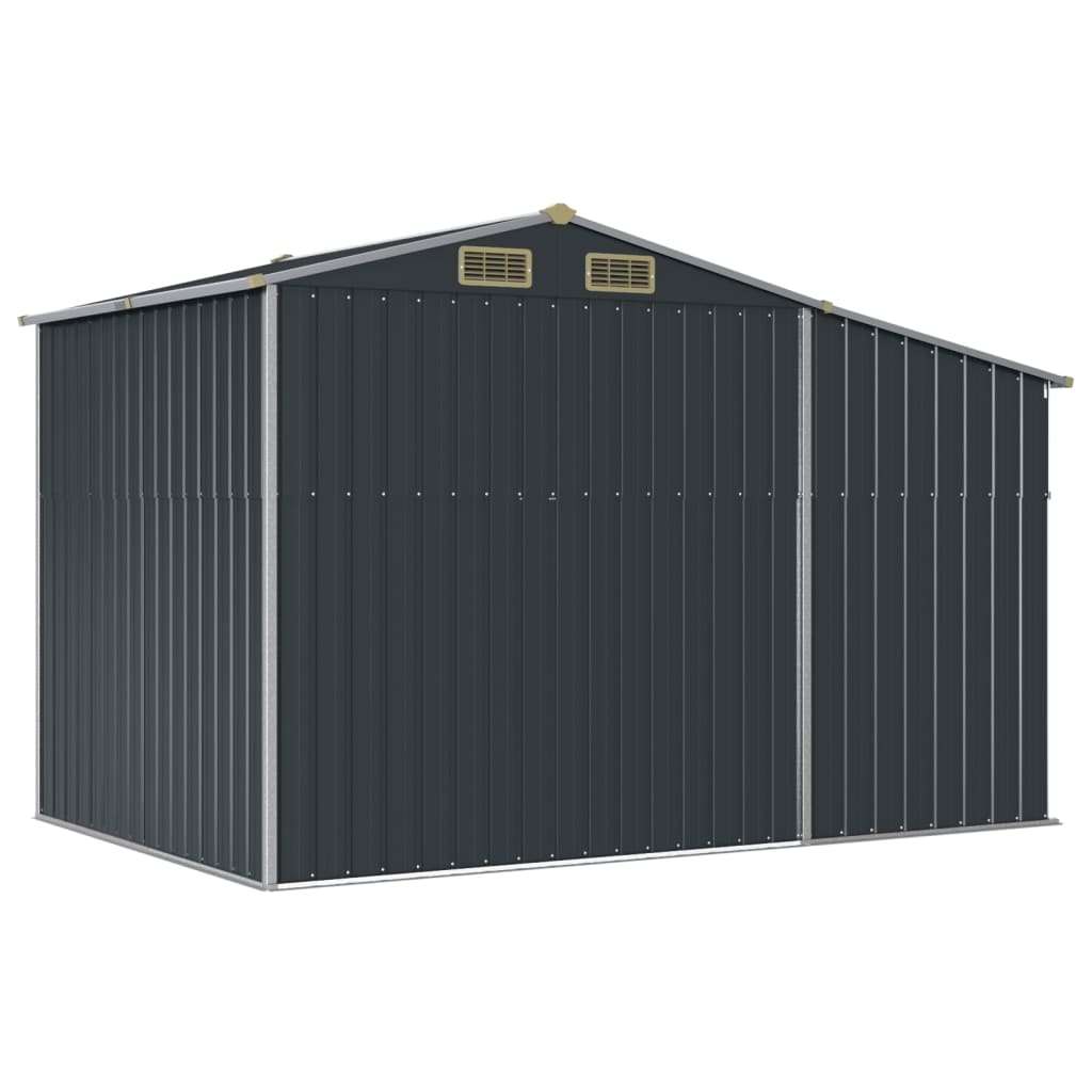 vidaXL Vrtna lopa antracitna 277x192,5x179 cm pocinkano jekl | Shoptok.si