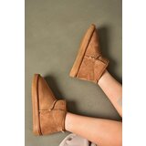 Fox Shoes R612018402 Tan Women's Boots with Suede and Pile Inner Ankle Cene