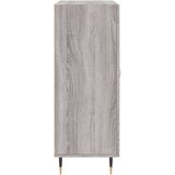 vidaXL Komoda siva sonoma 69,5x34x90 cm inženirski les | Shoptok.si