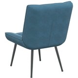 vidaXL Sprostitveni stol Blue 64x74x84 cm Velvet | Shoptok.si