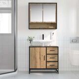 vidaXL Kopalniška omara za umivalnik artisan hrast 65 x 33 x 60 cm | Shoptok.si