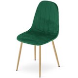  PADVA stolica - zeleni baršun / noge od hrasta x 2 | shoptok.hr
