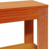 vidaXL Okvir kreveta bez madraca voštano smeđi 100x200 cm od borovine | shoptok.hr