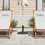  Stalak za suncobran crni 48 x 48 x 33 cm od lijevanog željeza | Eponuda.com