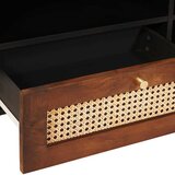 TV ormar s ladicama Smeđa 80 x 33,5 x 46 cm Čvrsto drvo manga | Eponuda.ba