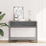  Konzolni stol boja hrasta 100 x 35 x 74 5 cm konstruirano drvo | shoptok.hr