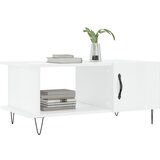  Stolić za kavu sjajni bijeli 90 x 50 x 40 cm konstruirano drvo Bijela | shoptok.hr
