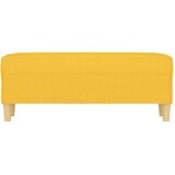  Klupa Svjetložuta 100 x 35 x 41 cm od tkanine | shoptok.hr