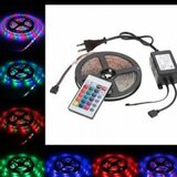  rgb led traka 5 m sa daljinskim upravljačem – delimično vodootporna | Eponuda.com
