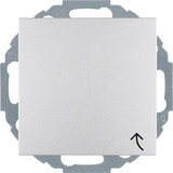 Berker Schuko vtičnica, aluminij/mat s tečajnim pokrovom 47441404, (20859754) | Shoptok.si