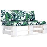 Maison Chic Vrtni srednji kavč - Zunanji kavč iz palet bela impregnirana borovina, (22041037) | Shoptok.si