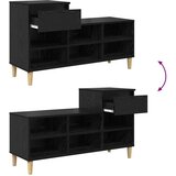  Omara za čevlje Črna Orehovina 102 x 36 x 60 cm Konstruiran les, (5000161765) | Shoptok.si