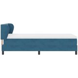  s opruga kutije Tamno plava 90 x 190 cm Baršun | shoptok.hr