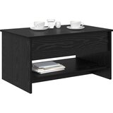 vidaXL Klubska miza Črni hrast 80 x 50.5 x 41.5 cm Konstruiran les | Shoptok.si