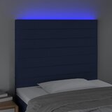  LED uzglavlje plavo 100x5x118/128 cm od tkanine | shoptok.hr
