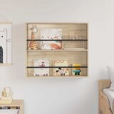  Polica za časopise s policom Zidne Sonoma hrast 80 x 12 x 70 cm | shoptok.hr
