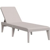  Ležaljka za sunčanje boja cappuccina 186 x 60 x 29 cm PP | shoptok.hr