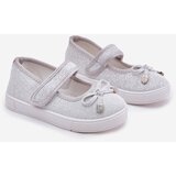 Boto Children's Ballet Flats With Bow Silver Amirinas | ePonuda.com