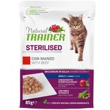 Natural trainer Cat Sterilised, vrečka - govedina - 85 g 85 g | Shoptok.si