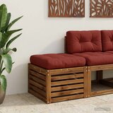  Jastučić za sjedalo od 1 dijela VIANEN 100% poliester Crvena - Crvena 40 x 40 x 12 cm 1 | shoptok.hr