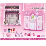 Magic Toys Kućica za lutke sa dodacima, zvukom i svijetlom 31x14x35cm | shoptok.hr