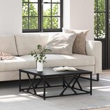  Kava Stol Crni hrast 70 x 70 x 30 cm Konstruirano drvo | shoptok.hr