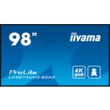 Iiyama Prolite LH9875UHS-B2AG LFD - 247.7 cm (97.5"), 4K UHD (3840x2160), IPS, 60Hz, 8ms, 500 cd/m² - LH9875UHS-B2AG | Shoptok.si