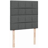  Krevet s oprugama i madracem tamnosivi 90 x 190 cm od tkanine | shoptok.hr
