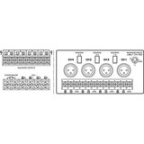 Monacor PA-4120, Ojačevalnik 4x120W /100V - - Audio-Kondric | Shoptok.si