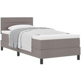  Krevet s opruga kutije Sivo-smeđa 90 x 200 cm tkanina | shoptok.hr