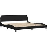  Krevet s madracem Zadar crni 200x200 cm od umjetne kože | shoptok.hr
