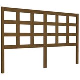  Posteljno vzglavje medeno rjavo 156x4x100 cm trdna borovina, (20684444) | Shoptok.si