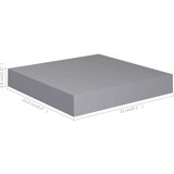  Plutajuće zidne police 4 kom sive 23 x 23 5 x 3 8 cm MDF | shoptok.hr