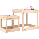  The Living Store Miza za pesek 2 kosa trdna borovina - Miza Za Pesek, (21443977) | Shoptok.si