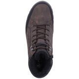 Rieker Čizme na vezanje tamno smeđa / siva melange / crna | shoptok.hr