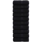 vidaXL Premium brisače za goste SOLUND 10 kosov črne 30x50 cm 600 g/m², (5000307670) | Shoptok.si