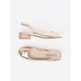 GOODIN Golden low-heeled sandals | shoptok.hr